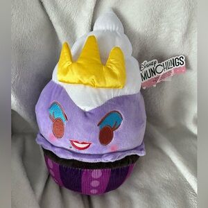 Disney Ursula Munchlings Purple Cupcake Plush Toy